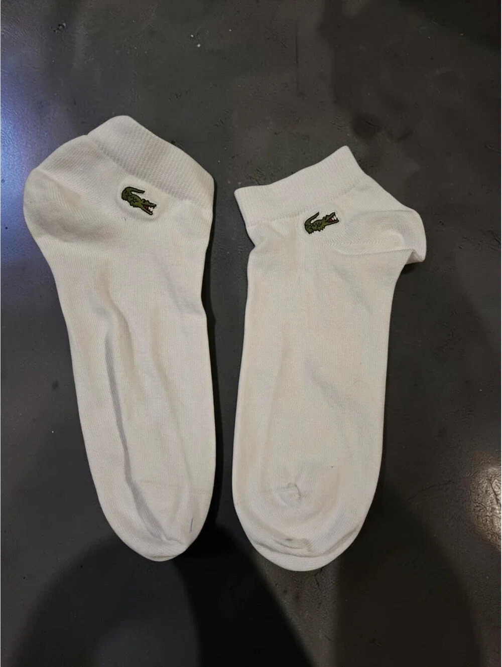 Lacoste White Low Cut Sock